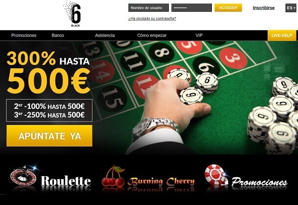 6black casino promocion